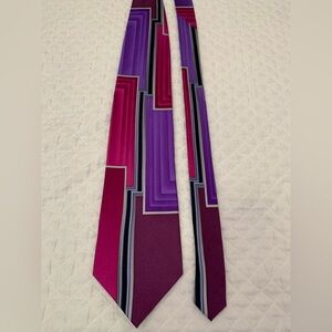 Stacy Adams Handmade 100% Silk Tie Mens Clothing Suit Tie